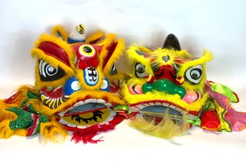 Chinese Paper Mache Dragon Headdresses
