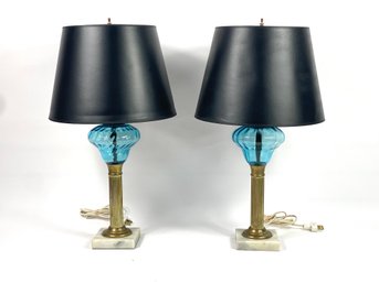 Pair Of Victorian Lamps
