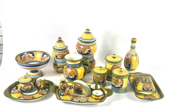 Group Of Italian Deruta Ceramics