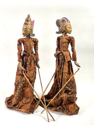 Pair Of Indonesian Puppets