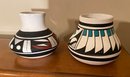 Pair Of Vintage Native American Like Pottery