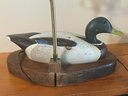 Wooden Duck Decoy Lamp