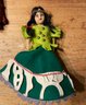 Vintage Indian Doll With Handmade Felt Clothing