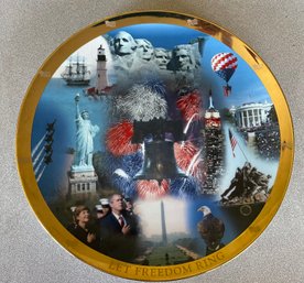 Let Freedom Ring,Collectors Plate