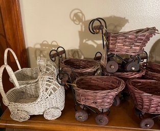 Lot Of Baby Buggy Baskets