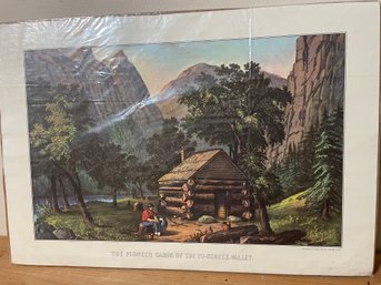 The Pioneer Cabin If The Yosemite Valley Reprint