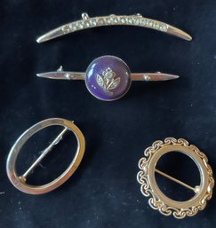 Lot Of Early Pins/brooches