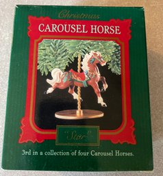 Hallmark Christmas Carousel Horse Star