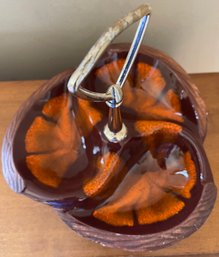 Vintage Candy Or Nut Dish With Handle