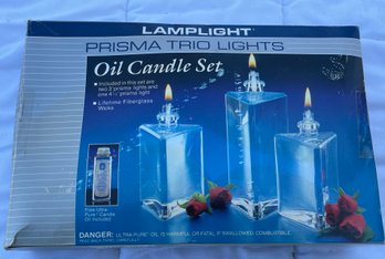 Lamplight Oil Candle Set