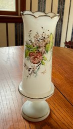 Beautiful Vintage White Milk Vase