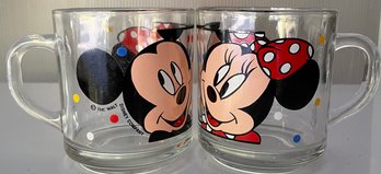 Pair Of Mickey And Minnie Mugs