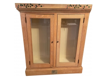 Vintage Wooden Lightup Cabinet
