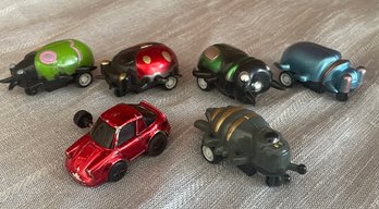 Vintage Bug Windup Toys And A Car
