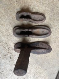 Antique Cast Iron Shoe And Boot Molds