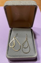 Dainty 14 Kt Gold Dangle Drop Earrings