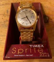 Vintage Timex Sprite Water Resistant Wrsist Watch