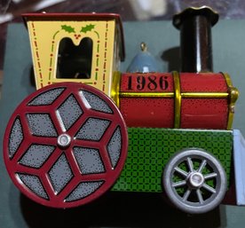 Vintage 1986 Train Ornament