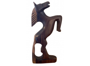 Horse Figurine Made Of Prized Brazilian Wood