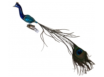 Beautiful Peacock Clip On Decor