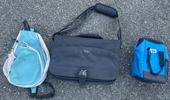 Lab Top Bag, Cooler Bag And Mini Backpack