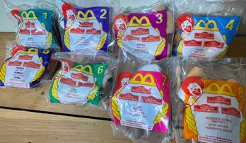 Complete Set Of 8 McDonalds Lion King Mini Plush Soft Toys