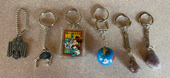 Lot Of 7 Vintage Key Chains