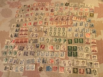 Huge Vintage Lot Of Us Postage Stamps