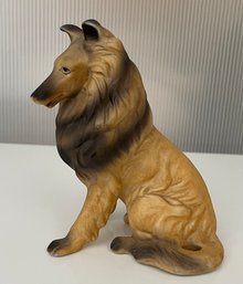 Ceramic Collie Figurine