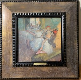 Framed Painting With Plaque Edgar Degas 1834 1917