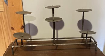 Metal Candle Holder For Six Pillar Candles