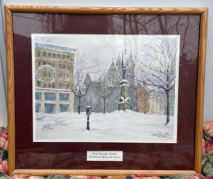 Beautiful Framed Matted Print