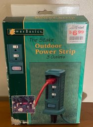 The Stake Outdoor Power Strip