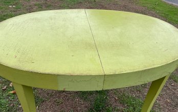 Vintage Oval Table Pai Lime Green