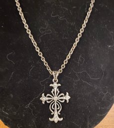 Vintage Lia Sophia Cross Pendant Necklace