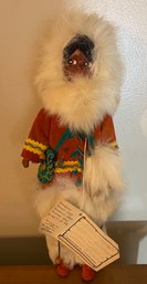 Vintage Indian Art Eskimo Doll