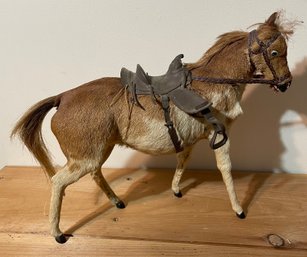 Vintage Taxidermied Model Horse