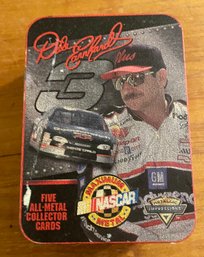 Metallic Impressions Dale Earnhardt Collector Cards In Tin