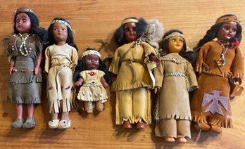 Vintage Native American Doll Collection
