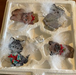 Four Purrfect Kitten Ornaments