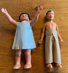 Vintage Native American Toy Dolls
