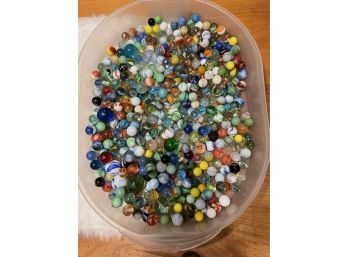 Large Lot Of Assorted Marbles Collected Over The Years