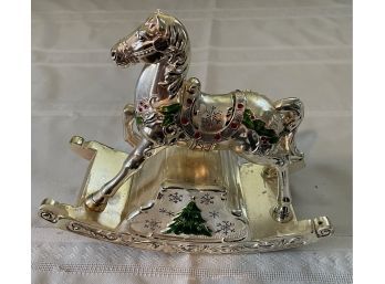 Vintage Wallace Silver Plated Rocking Horse