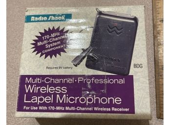 Multichannel Professional Wireless Lapel Microphone