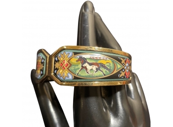 Vintage Michaela Frey Wein Horse Bracelet