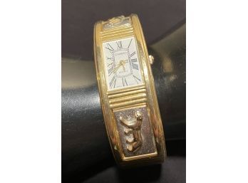 Vintage Kate Spade Grandmercy Quartz Leopard Watch
