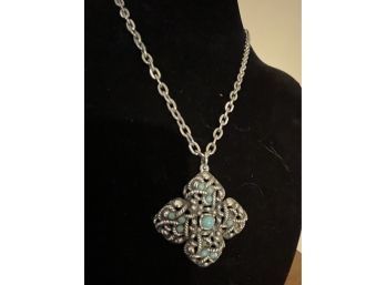 Vintage Avon Turquoise Pendant Necklace