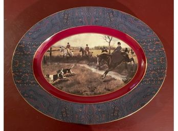 Ralph Lauren Wedgewood Bone China, Berkshire Hunt Series Serving Platter