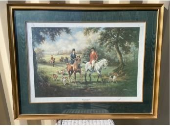 Royal Quest Print In Frame By Texas Artist Judy Gibson