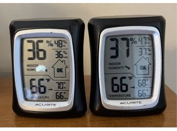 Pair Of AcuRite Digital Thermometers